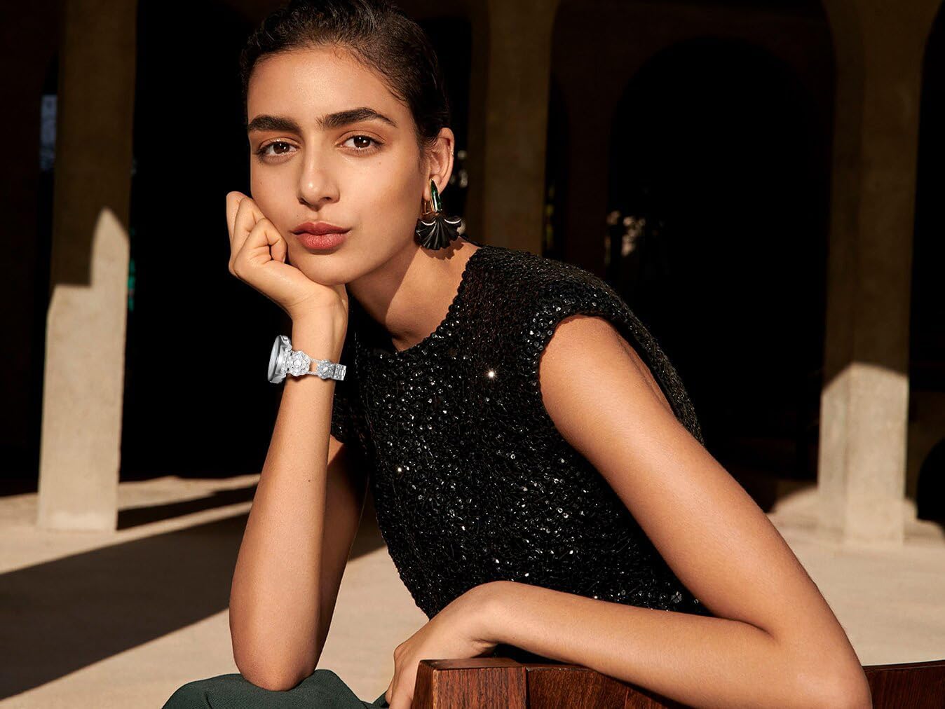 KADES Compatible with Samsung Galaxy Watch 8/8 Classic / 7/6 / 5/4 Band, 40mm 44mm 45mm 47mm, Luxury Diamond Bracelet Chain Band for Women, Bling Jewelry Stainless Steel Strap