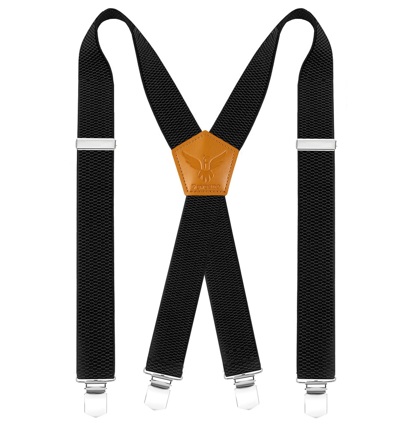 Tirantes para hombre de 4 cm de ancho, forma en X con clips de metal, tirantes para hombre, extrafuertes y elásticos, longitud ajustable para hombres y mujeres, monos vaqueros, pantalones de