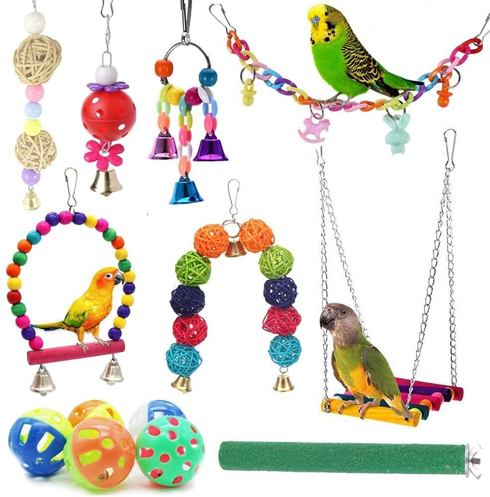 See full amazon price history chart for Qpets® 9 in 1 Birds Toys Set Parrot Toy Chew Toy with Hanging Hammock Swing Bell Pet Climbing Ladders Love Birds Toys for Small Parakeets Cockatiels Conures Finches Budgie Macaw Parrots Qpets® 9 in 1 Birds Toys Set Parrot Toy Chew Toy with Hanging Hammock Swing Bell Pet Climbing Ladders Love Birds Toys for Small Parakeets Cockatiels Conures Finches Budgie Macaw Parrots (B09G2V37HW) Amazon Price History, Amazon Price Tracker