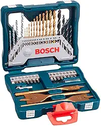 Bosch Kit de pontas e brocas em titânio X-Line com 40 peças