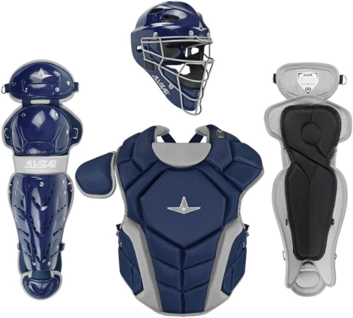 All-Star Top Star Series Baseball Catching Equipment Kit, Meets NOCSAE Standard