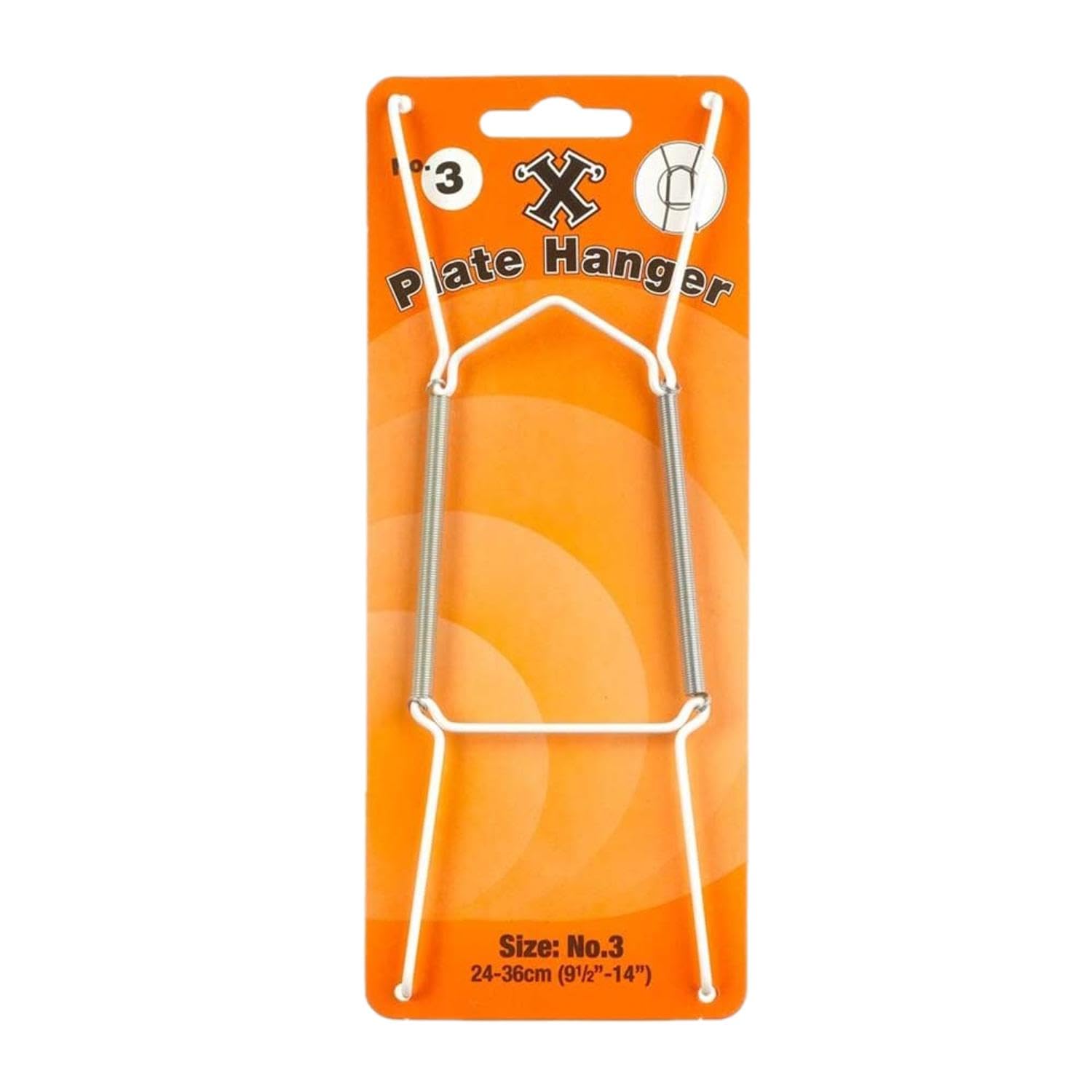 x NO3 24 � 36 cm piastra gancio