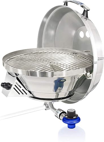 Miniatura 7 de Magma Productos, Horno portable marino, con 3 funciones hervidor de agua, Estufa y parrilla, funciona a gas propano