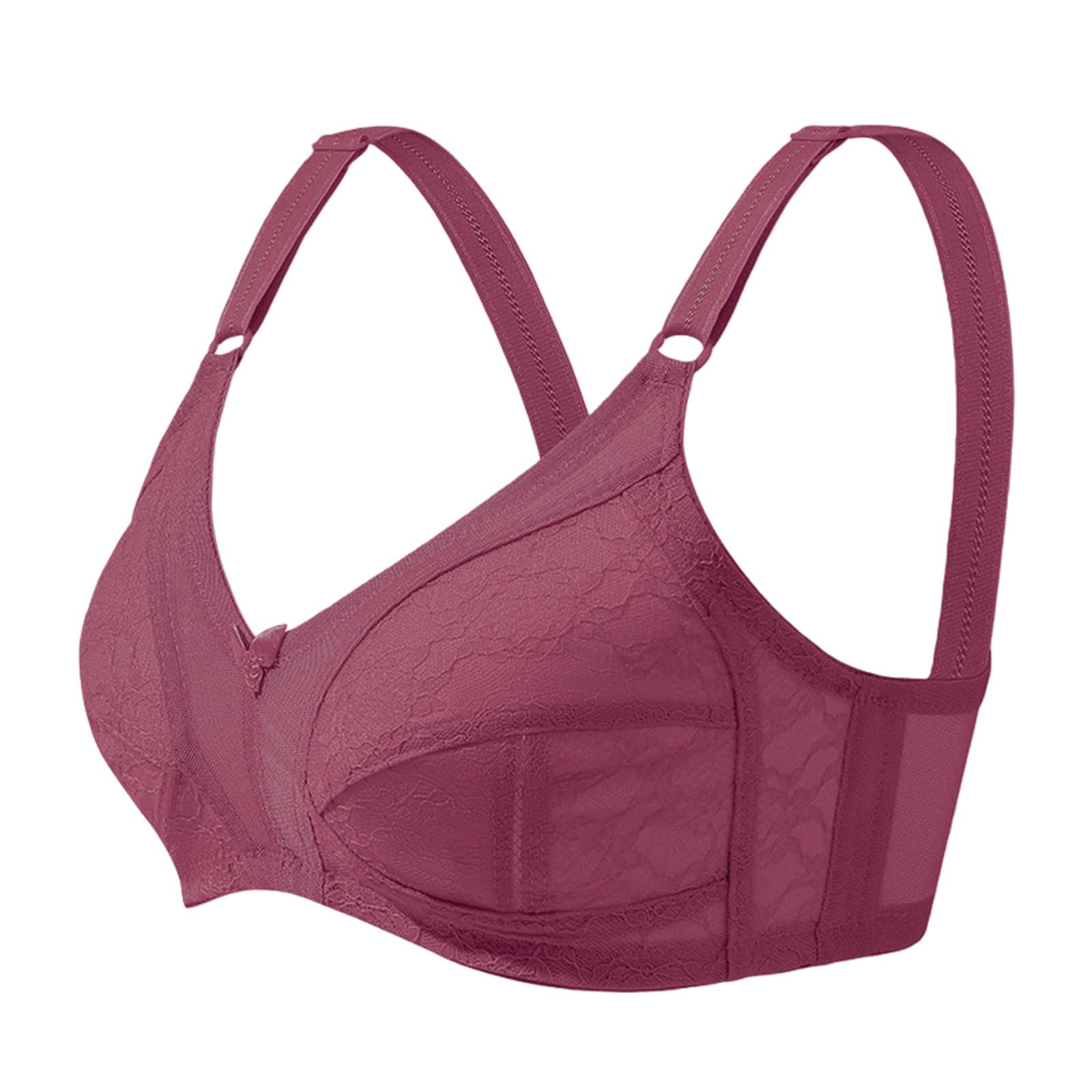 Bralette sans fil en dentelle non rembourrée pour soulager le dos