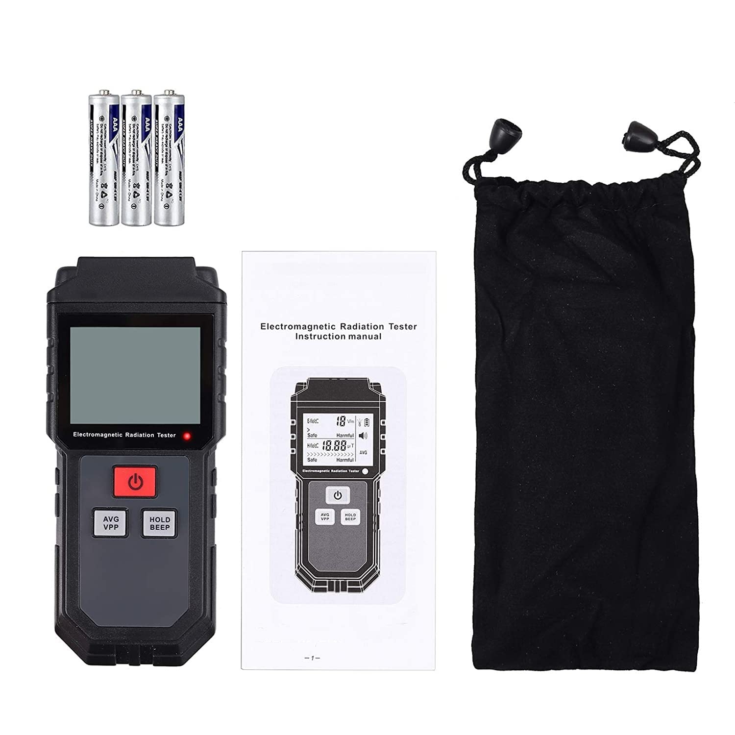 LABART EMF Meter, Electromagnetic Field Radiation Detector Handheld Mini Digital Backlight LCD EMF Detector Sound and Light Alarm (B09NPRZQHH) Amazon Price History, Amazon Price Tracker