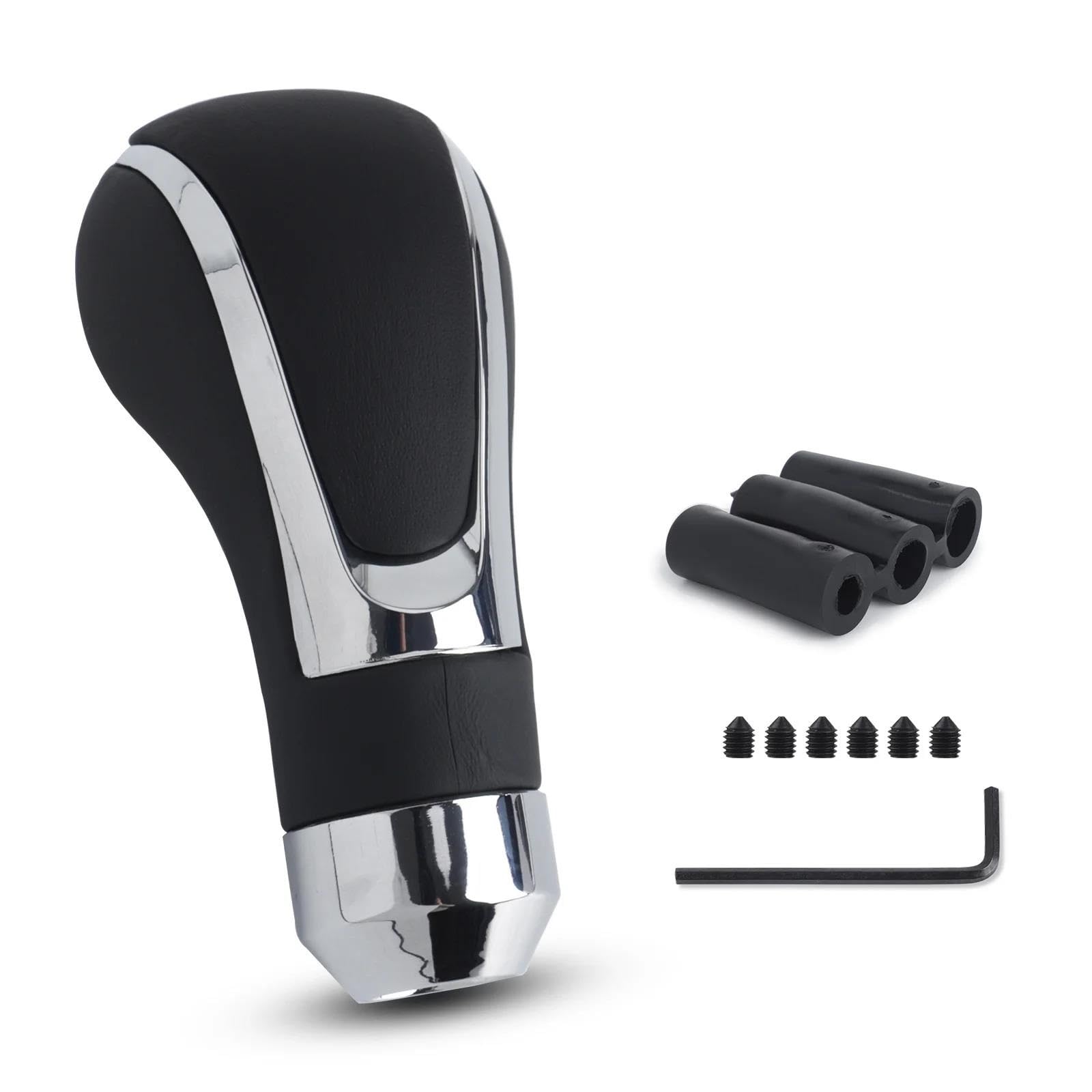 Fsozdbbpl One Color Automotive Parts Automobile Leather Gear Shift Knob Universal M8 M10 M12 Automatic Gear Level Knob Manual Transmission Personality Shift Lever
