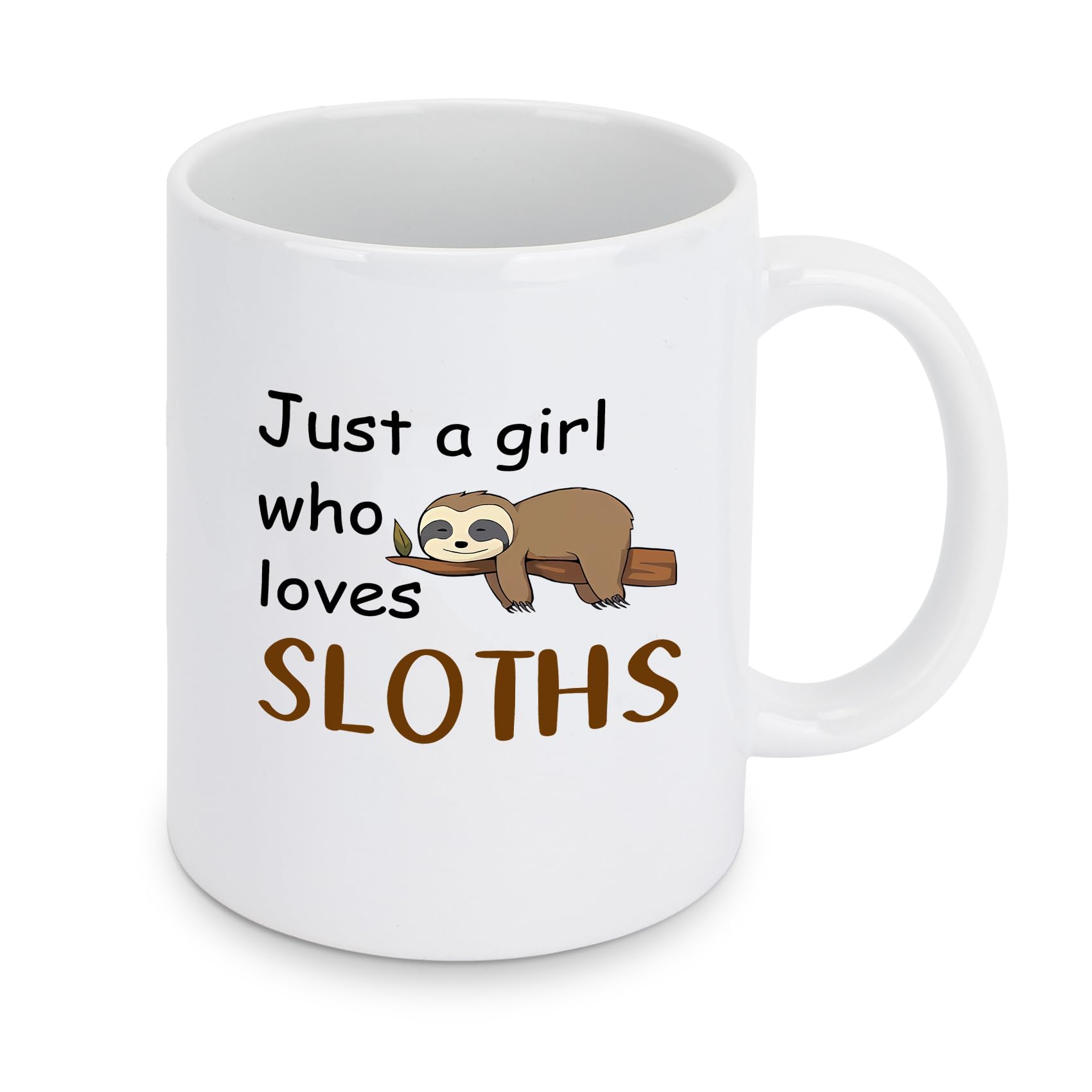 Sloth Gifts Mug Sloth Gifts for Girls Graduation Presents for Women Daughter Granddaughter Work Bestie Useful Animal Lovers Gift for Christmas Birthday Secret Santa Xmas Valentines Easter Graduation