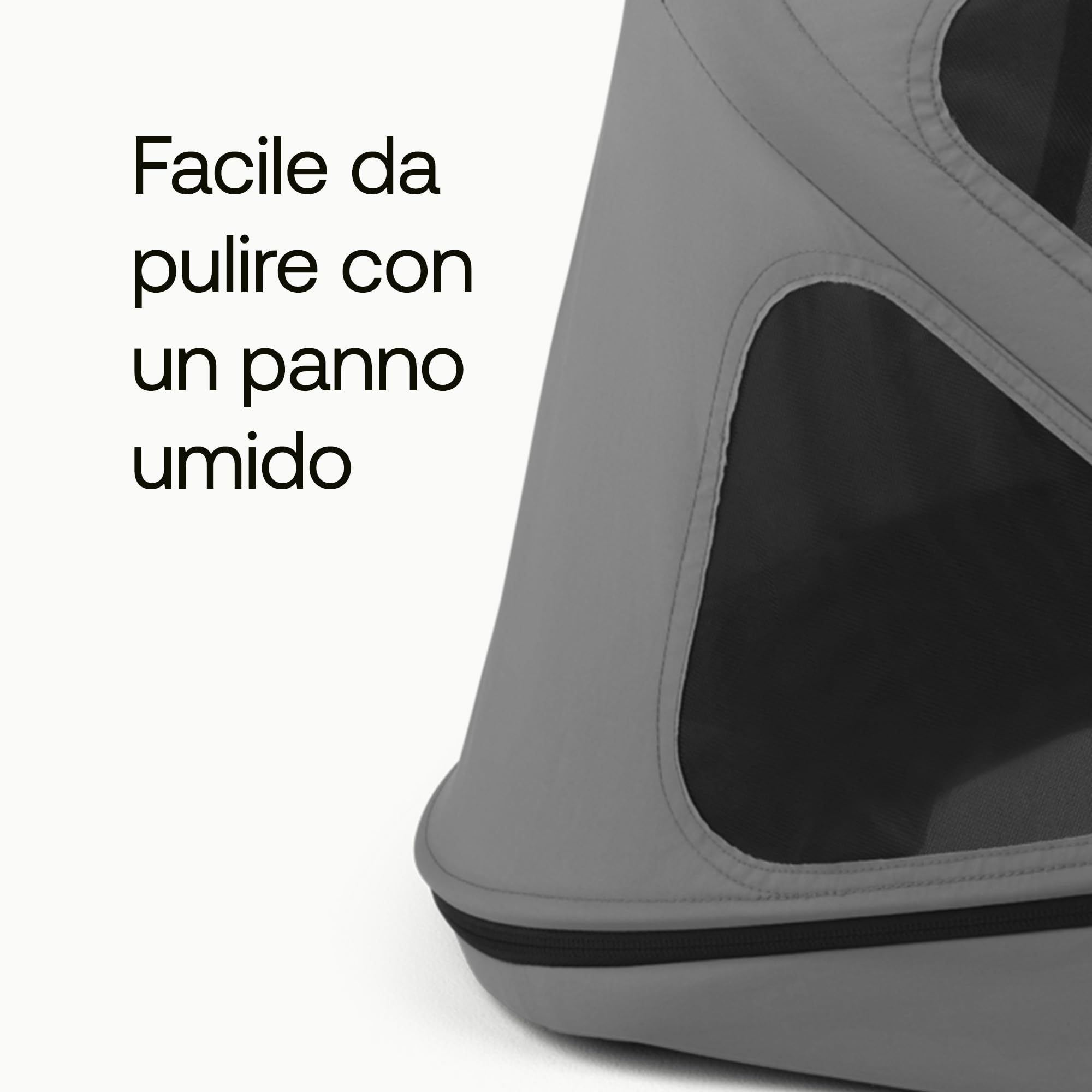 Bugaboo Donkey Cappottina Breezy, Estensibile per una maggiore copertura e una Protezione Solare ottimale, Resistente all'Acqua, Compatibile Con Tutti i Passeggini Donkey, Moon Grey