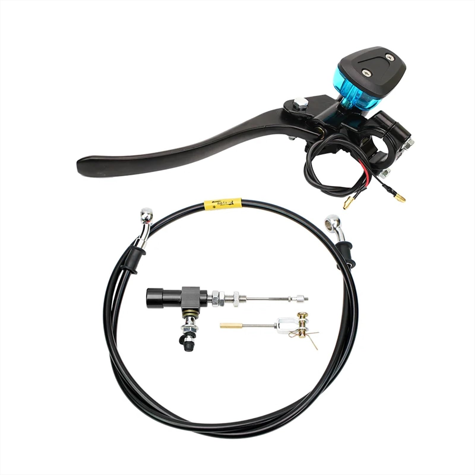Hguvsjd One Color 12.7 Piston Street Bike Pitbike Ebike Dirt Scooter Motocross Motorcycle Hydraulic Clutch Brake Master Cylinder Lever Kit Motorcycle Brake Lever(Left Set)