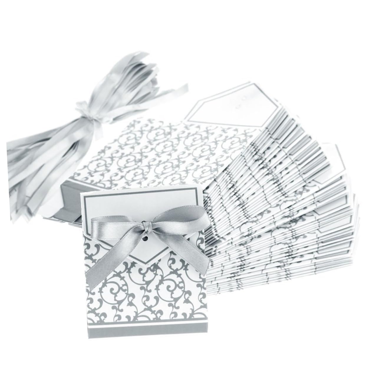 Gatuida 5 Sets Süßigkeitenboxen Für Hochzeitsgeschenke Mit Einfach Zu Montierenden Geschenkboxen Aus Pappe 50 Stück * 5