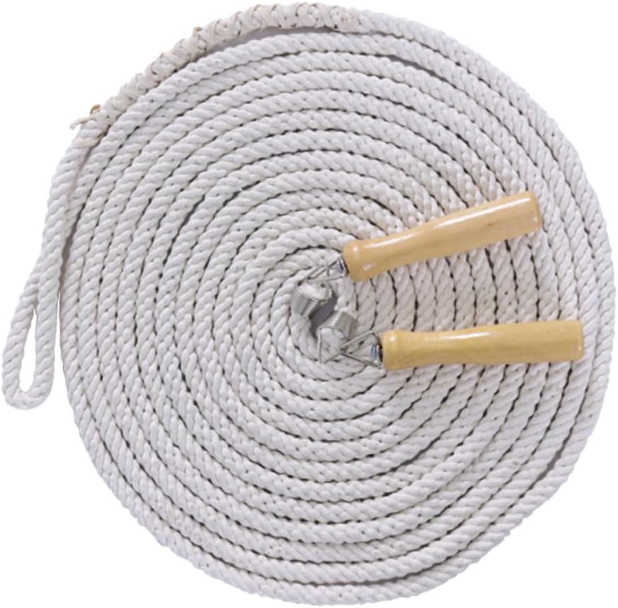 Cotton Wire Jump Rope Team Skipping Rope for Students and Adults Soft Handles for Exercise and Weight Loss Training Equipment
