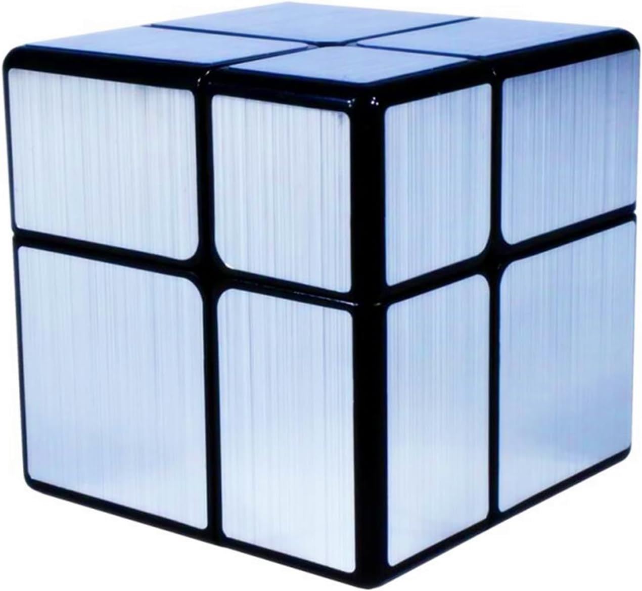 CuberSpeed 4x4 Mirror Cube Silver Sticker Magic Cube Black 4x4x4 Speed Blocks