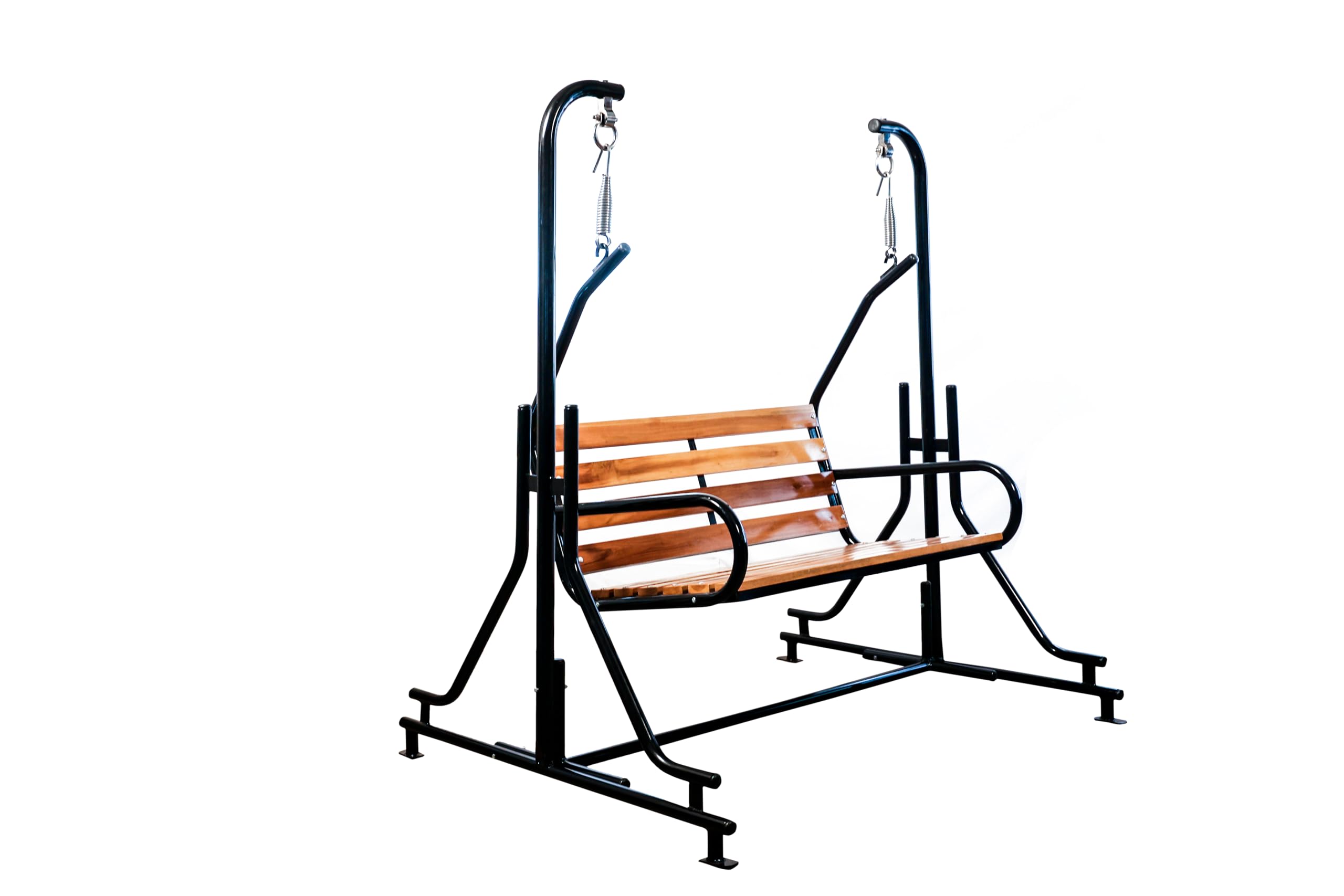 Vachheta Naresh 2-Seater Indoor & Outdoor Swing - Iron Swing (50kg) | Upper Pipe Swing Jhula for Home and Blacony with Sturdy Stand | Strong 300 Kg Capacity Heavy Metal Swing-image-10