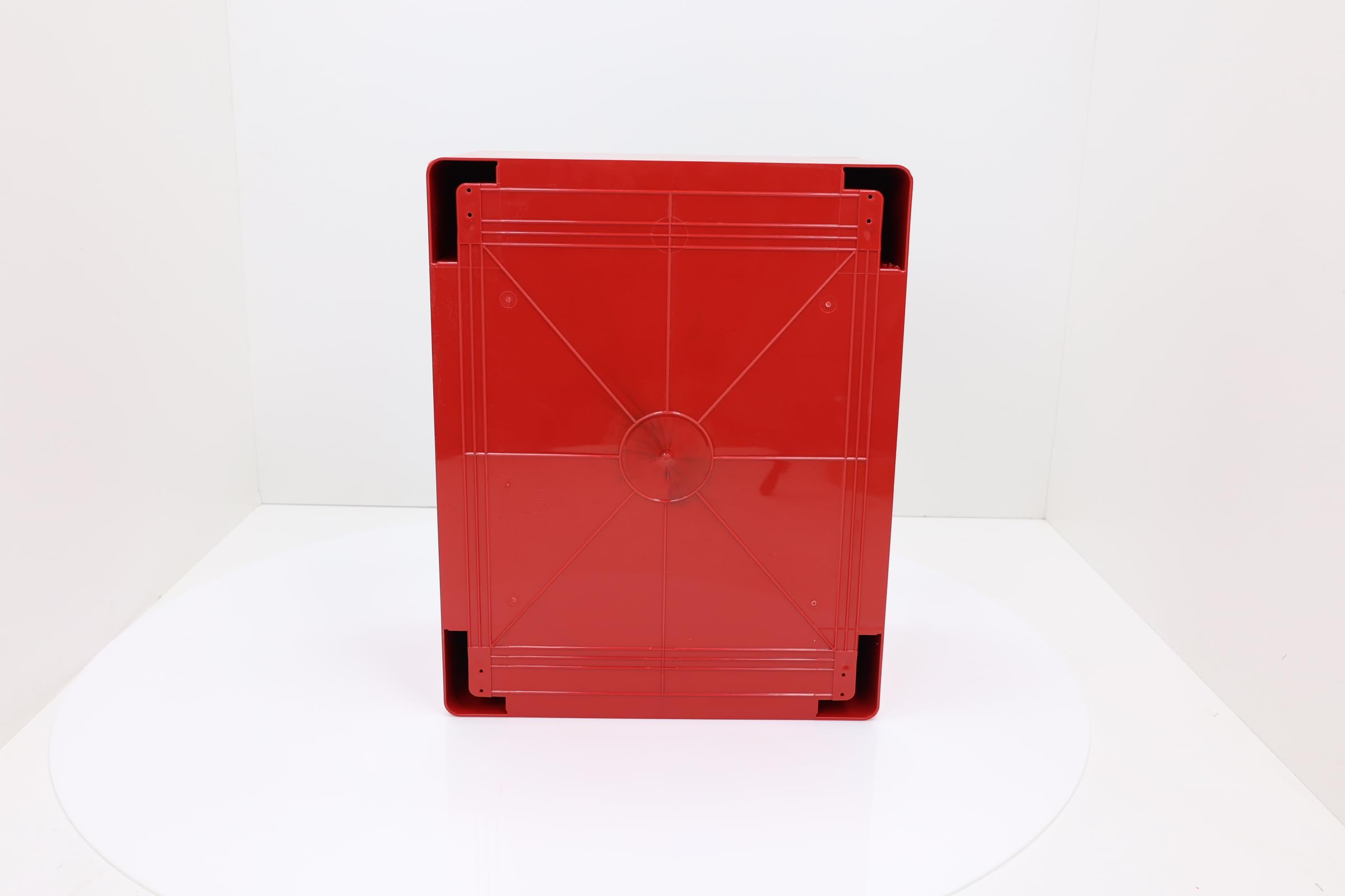 RSE Boîtier en plastique ABS, IP65, armoire murale, boîtier industriel, boîtier vide, rouge, plaque de montage, verrouillage 200 x 300 x 130 mm