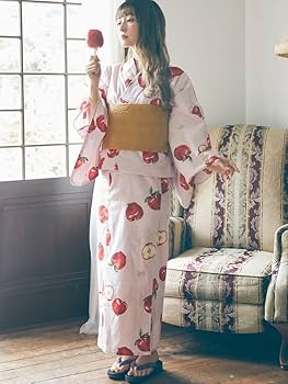 カルキュロ　浴衣　りんご飴　レッド カルキュロ 浴衣 りんご飴 レッド