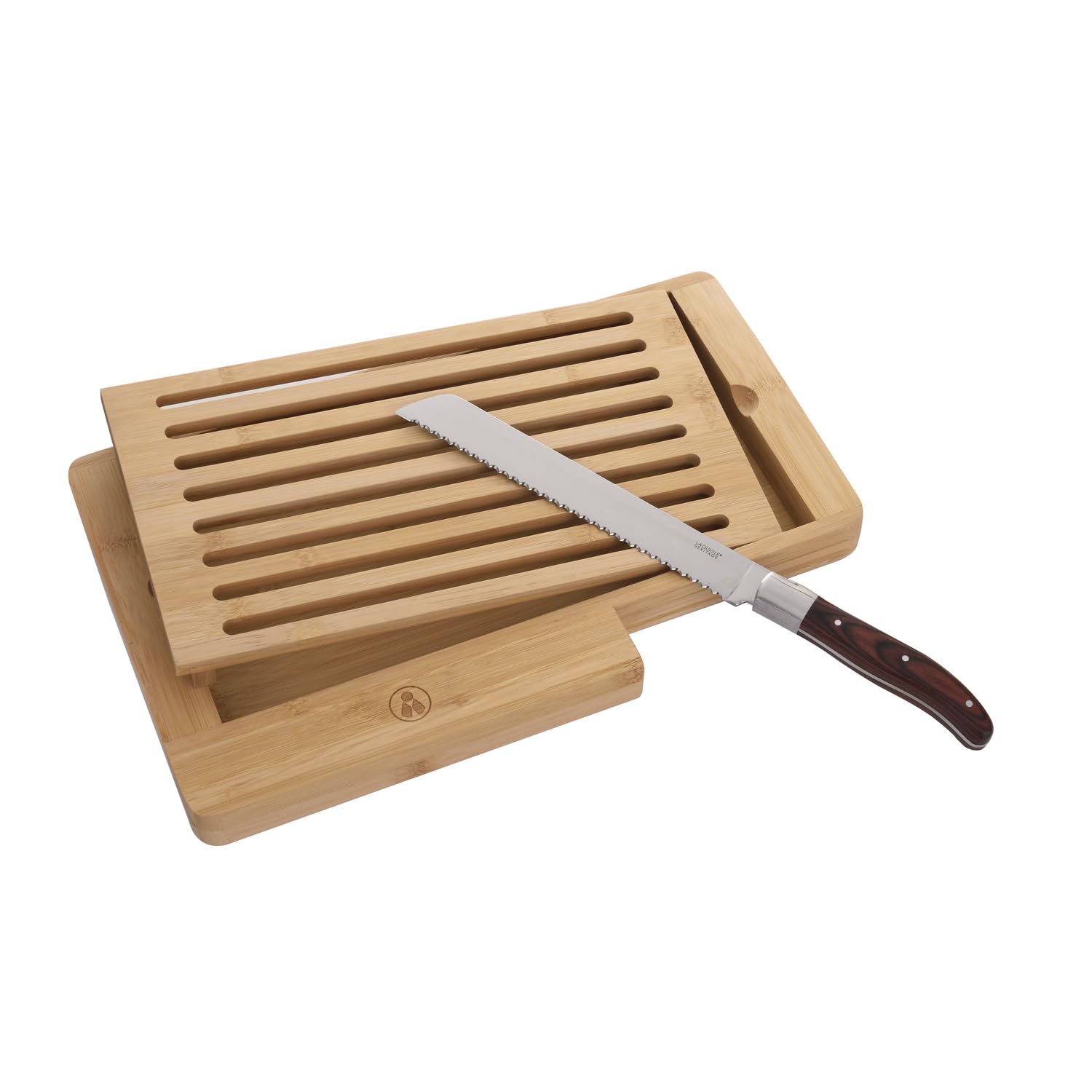 LAGUIOLE HERITAGE - Couteau, Pain, Planche, Bois, Bambou, Marron