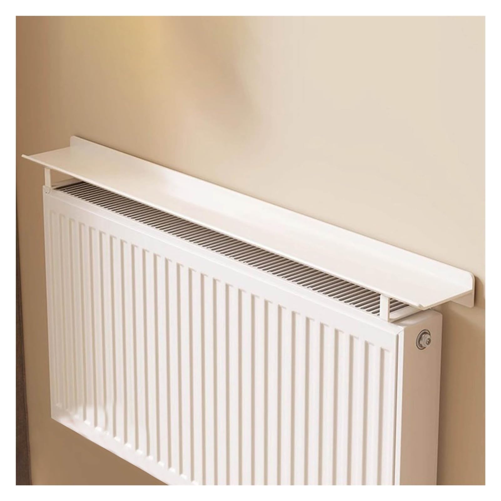 Mensola per termosifone per camera da letto, facile da pulire, 40 x 15 cm, soluzione perfetta per appartamenti vari, protezione durevole per uso quotidiano, organizer salvaspazio