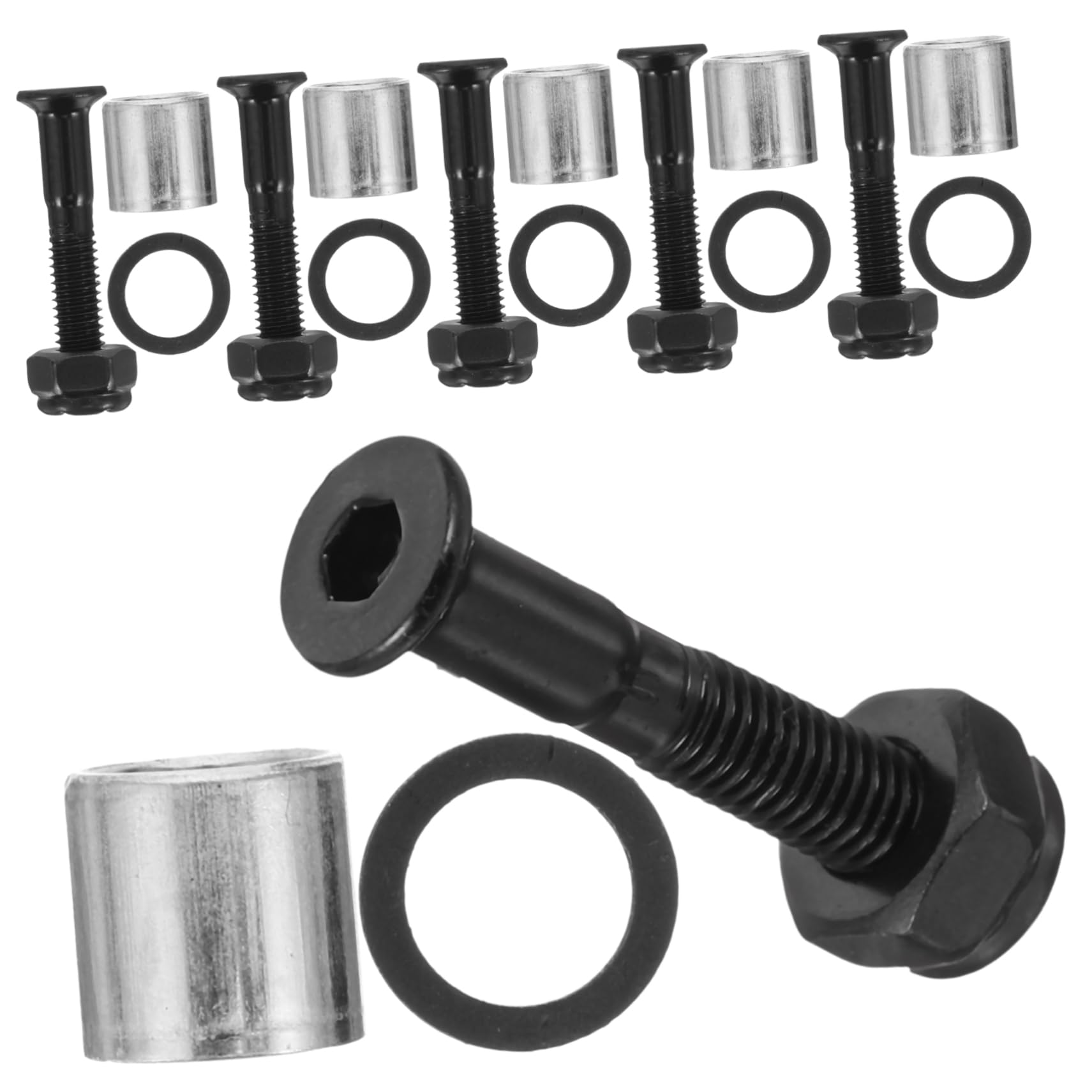 Mipcase Skateboard Truck Washers Set 1 Set of Skateboard Repairing Tool and Spacers