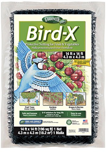 Dalen BN2 14-Foot by 14-Foot Bird-X Net 3/4-Inch Mesh(2Pack)