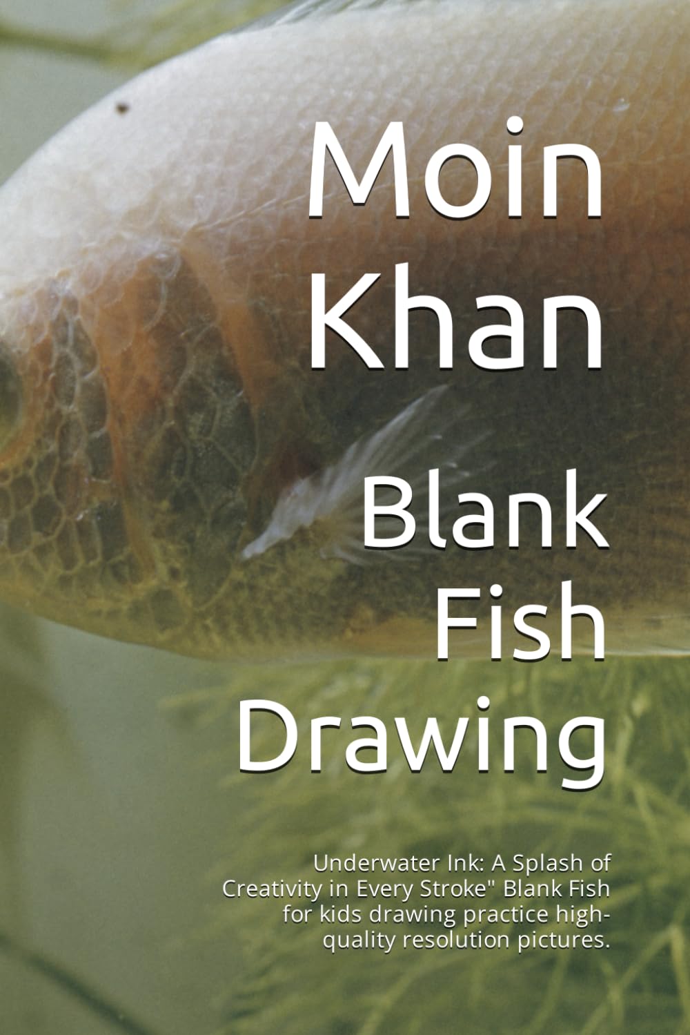 Blank Fish Drawing: Underwater Ink: A Splash of Creativity in Every Stroke" Blank Fish for kids drawing practice high-quality resolution pictures.