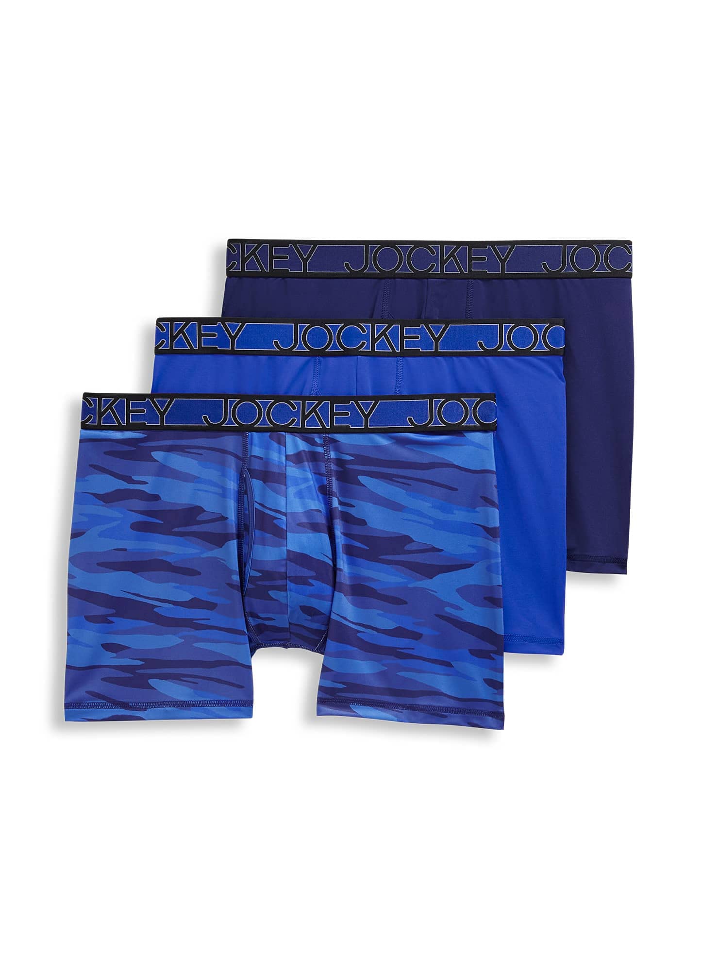 Men's Underwear Active Microfiber 5" Boxer Brief - 3 Pack