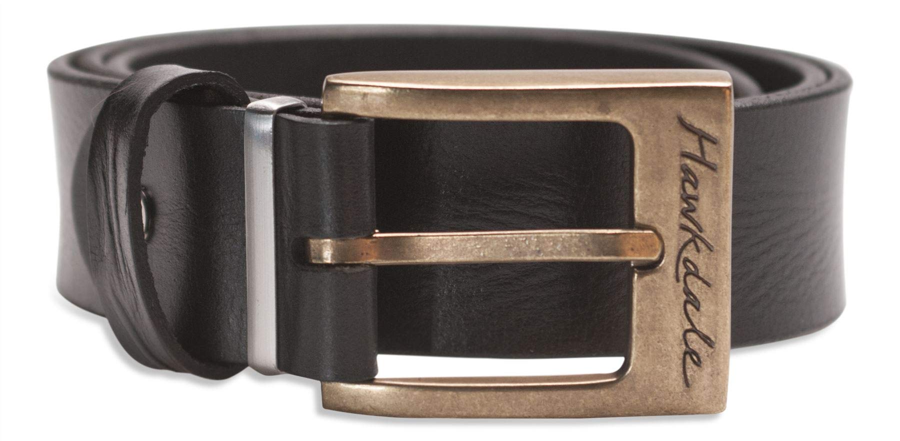 HawkdaleFull Grain Mens Leather Belt - Made In The UK - 1.5" - Black, Brown, Tan Strap - # 820-400