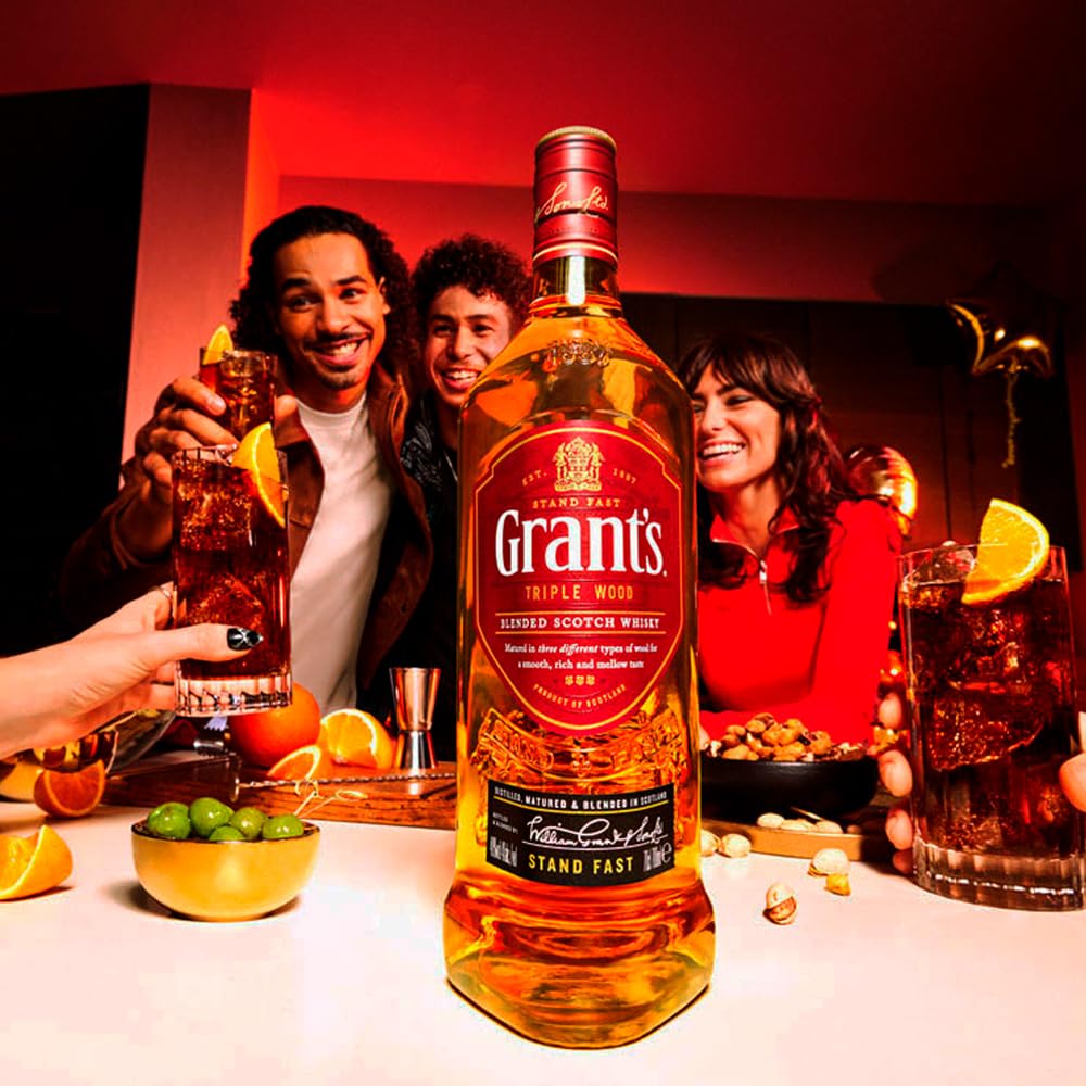 Whisky Grant's Triple Wood Blended Scotch Whisky 1l 6un | Amazon