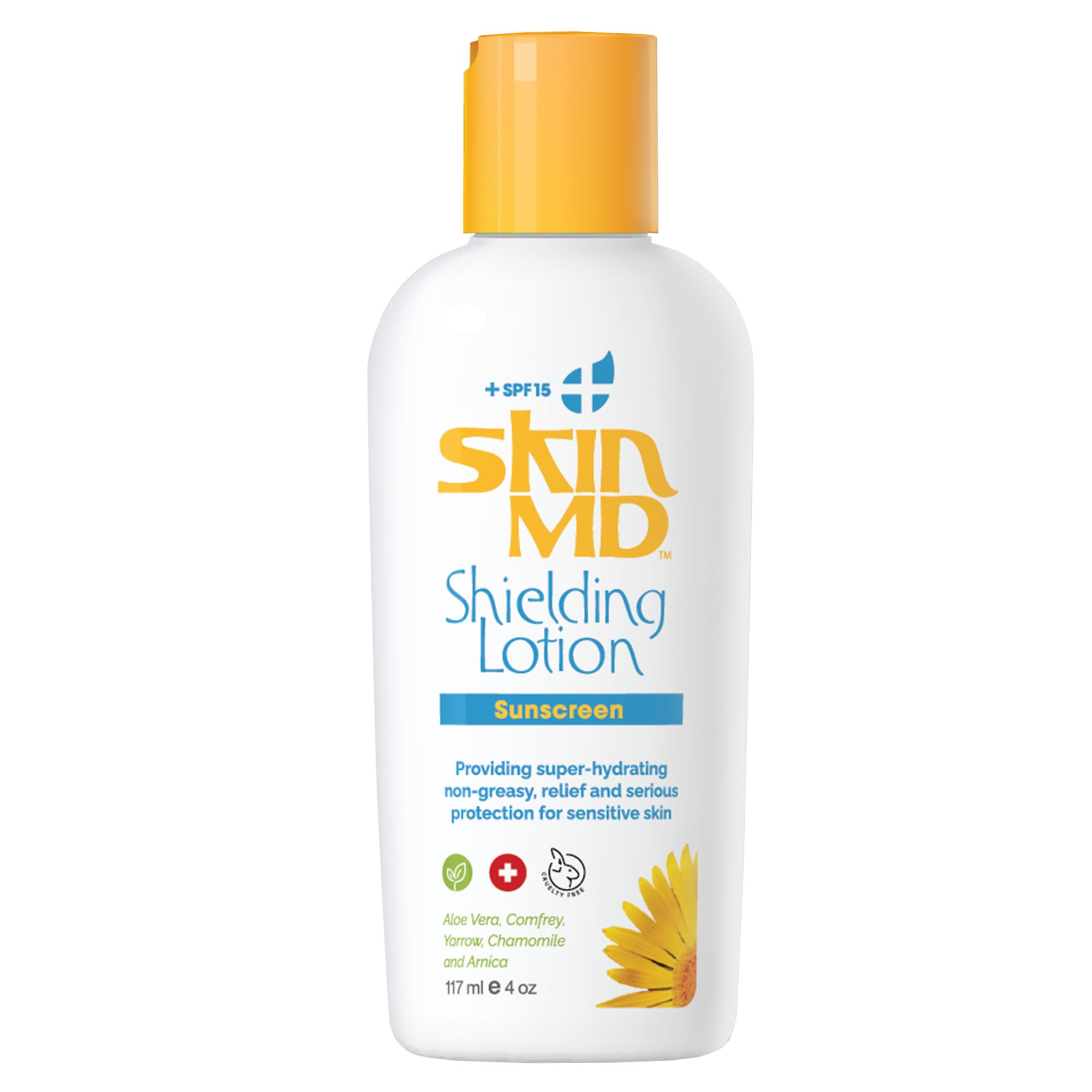 Skin MD Natural Shielding Lotion for Face, Body & Hands 4oz