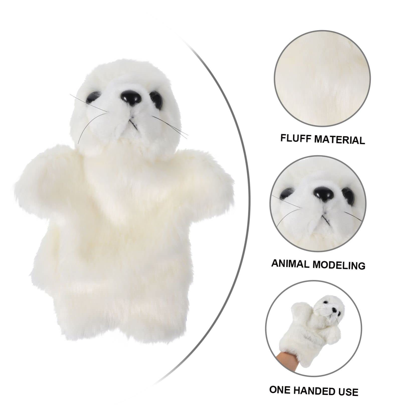 Toyvian 6pièces Marionnettes à Doigts Animaux pour Jouets Éducatifs De Rôle Amusants