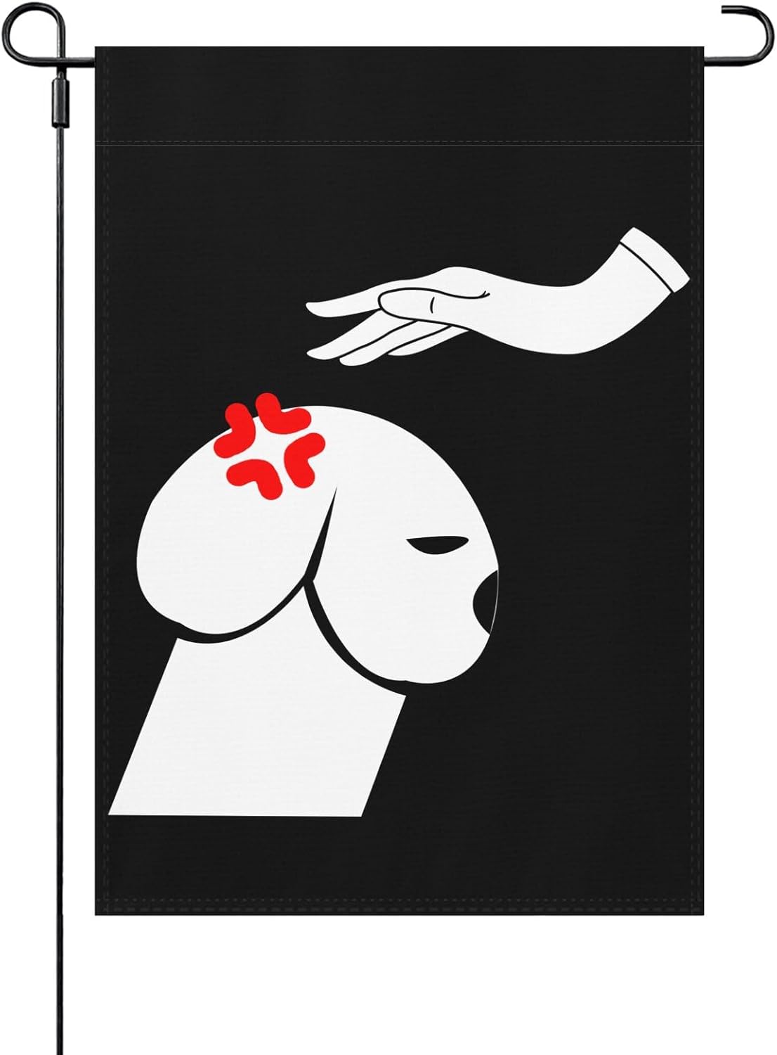 Dirty Dog Funny dog adult humor Christmas Garden Flags One