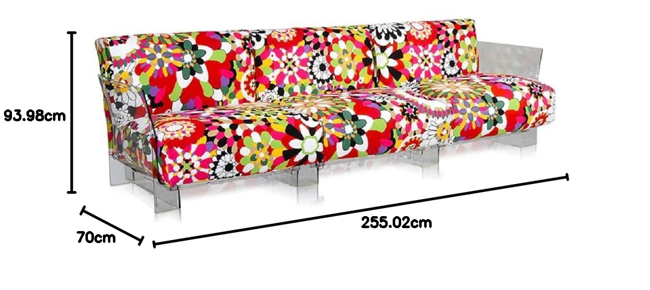 Amazon｜Kartell(カルテル) ソファ 『POP MISSONI(ポップミッソーニ3S 