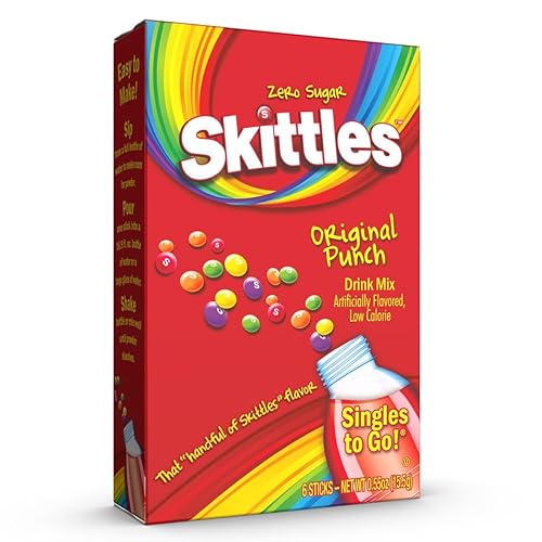 Miniatura 4 de SINGLES TO GO! Original Punch Skittles - Mezcla de bebida - 6 cajas (paquete de 6)