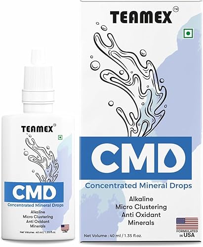 Sheltr Gotas de agua mineral alcalina, gotas de refuerzo de pH para agua alcalina Ayurvédica, gota CMD (1.4 fl oz)