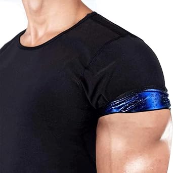 Neoprene Sauna Shirt for Men: Weight Loss Compression Vest - Sweat Workout Top for Men – Gym Exercise Slimming