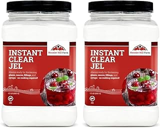 Hoosier Hill Farm Instant Clear Jel Thickening Powder, 1.5LB (Pack of 2)