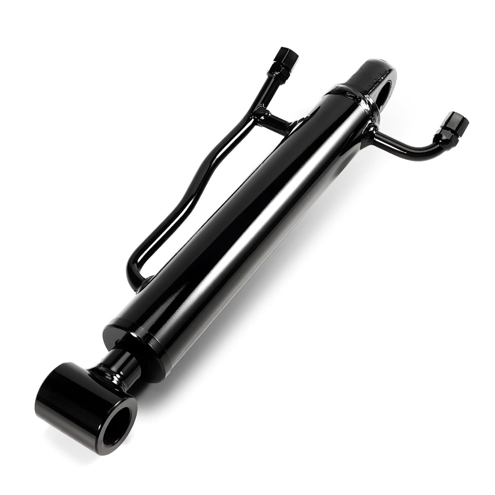 Cylinder kciukowy do minikoparki 25 mm Hydrauliczny zacisk kciukowy z pojedynczym otworem Cylinder Stal stopowa Trwałe wysokie ciśnienie dla koparek o masie do 3 ton Długość 400