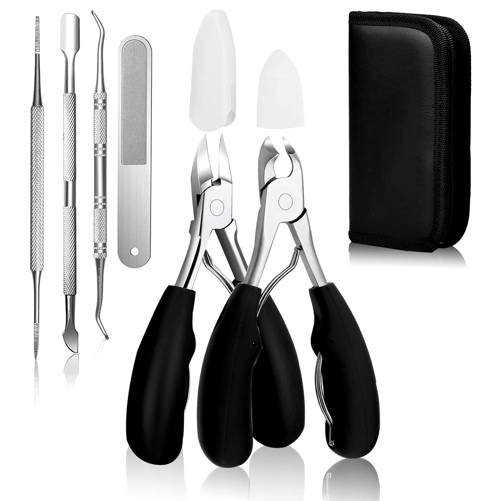 Toenail Clippers 6 Pcs for Thick Toenails Ingrown Nail Clippers