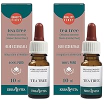Erba Vita Olio Essenziale Tea Tree – 10 ml (Confezione da 2)