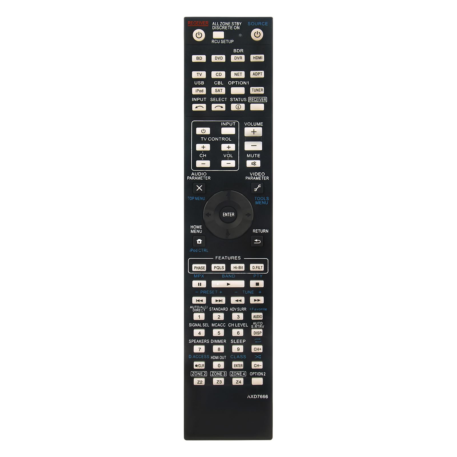 Amazon.com: AXD7666 Replacement Remote Compatible with Pioneer