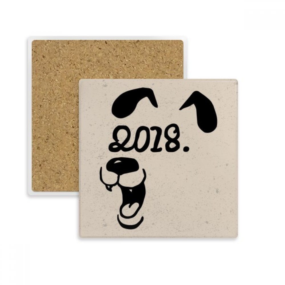 Porte Absorbent Pierre pour Tasse de Café et Apéritif Convivial Multicolore