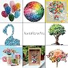 Greentime 2500pcs Assorted Buttons for Crafts Bulk Craft Buttons for Crafting Sewing DIY Manual Painting Handmade Ornament Easter Egg Fillers Decorative #5