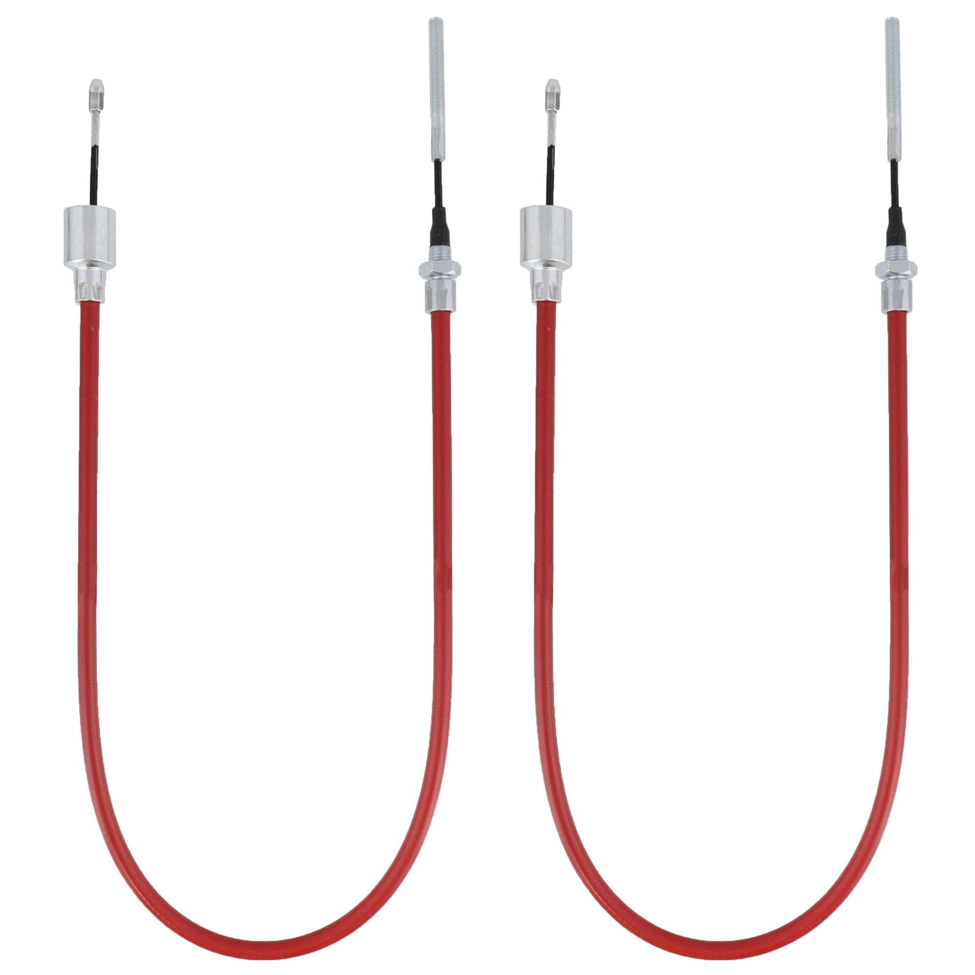 The Drive 2X Bremsseil passend für AL-KO-Radbremse | LONGLIFE | 26mm Glocke u. M8 Gewinde | Bowdenzug Seilzug | (HL: 770mm/GL: 980mm)
