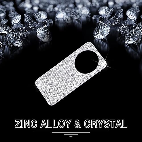 Miniatura 4 de 1797 Bling Accessories - Funda para manija de guantera para Mercedes Benz A, C, E, M, S, CLA, CLS, GL, GLA, GLC, Clase W177, W205, W213, W219, W212,