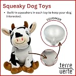 Jouets en peluche pour chiens, doux, lavables & Jouets durables, interactifs, parfaits pour les petits, moyens, & Grandes races, assurer des divertissements sans fin, 3 Des peluches pour chiens mignons