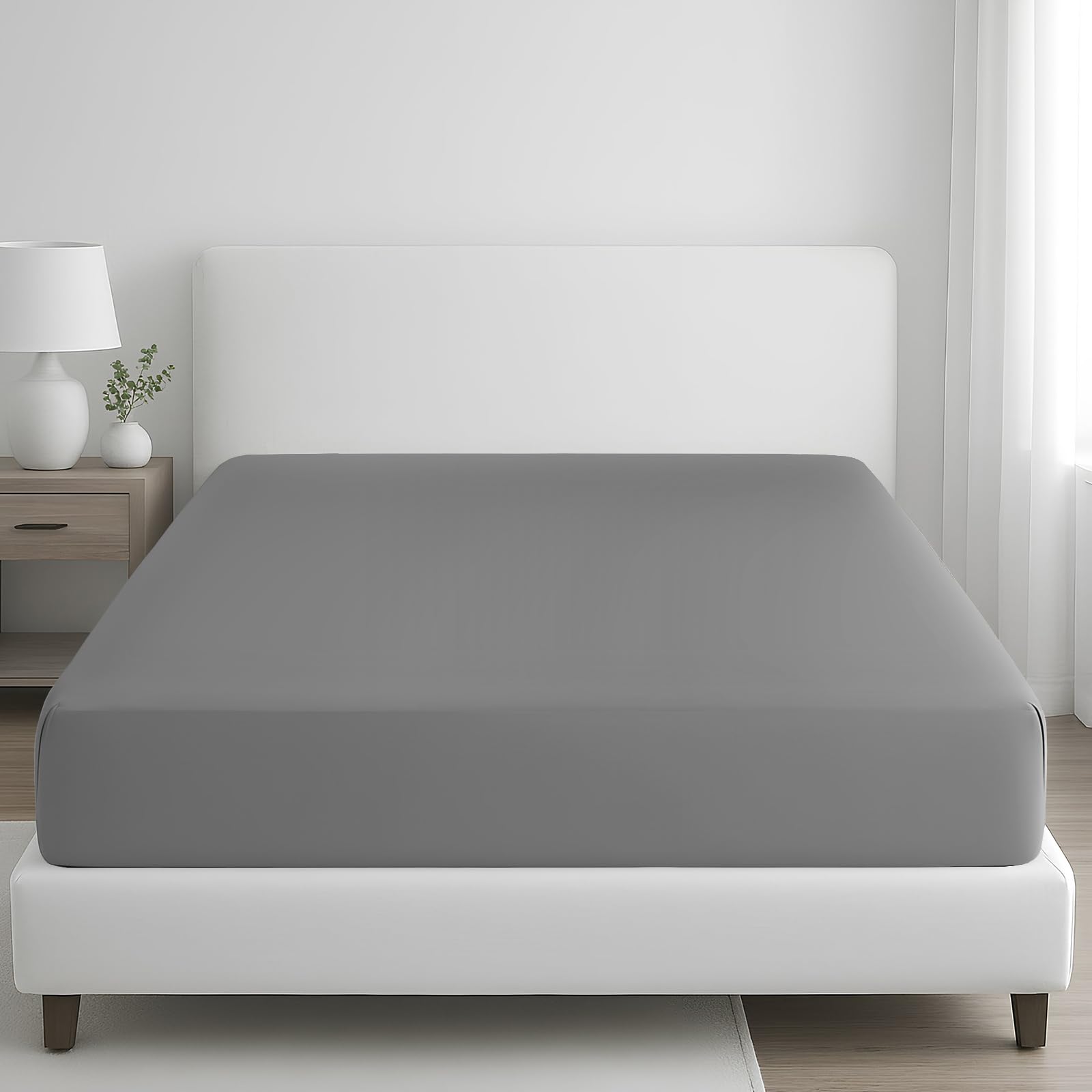 Pamposh - Duvet Cover Set - Double - Grey