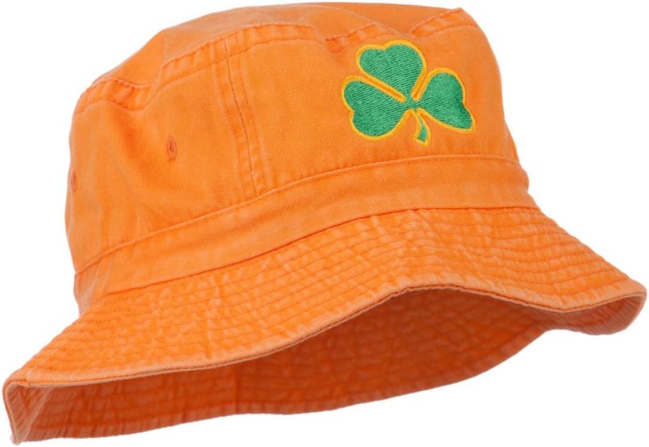 Saint Patrick's Day Clover Embroidered Bucket Hat