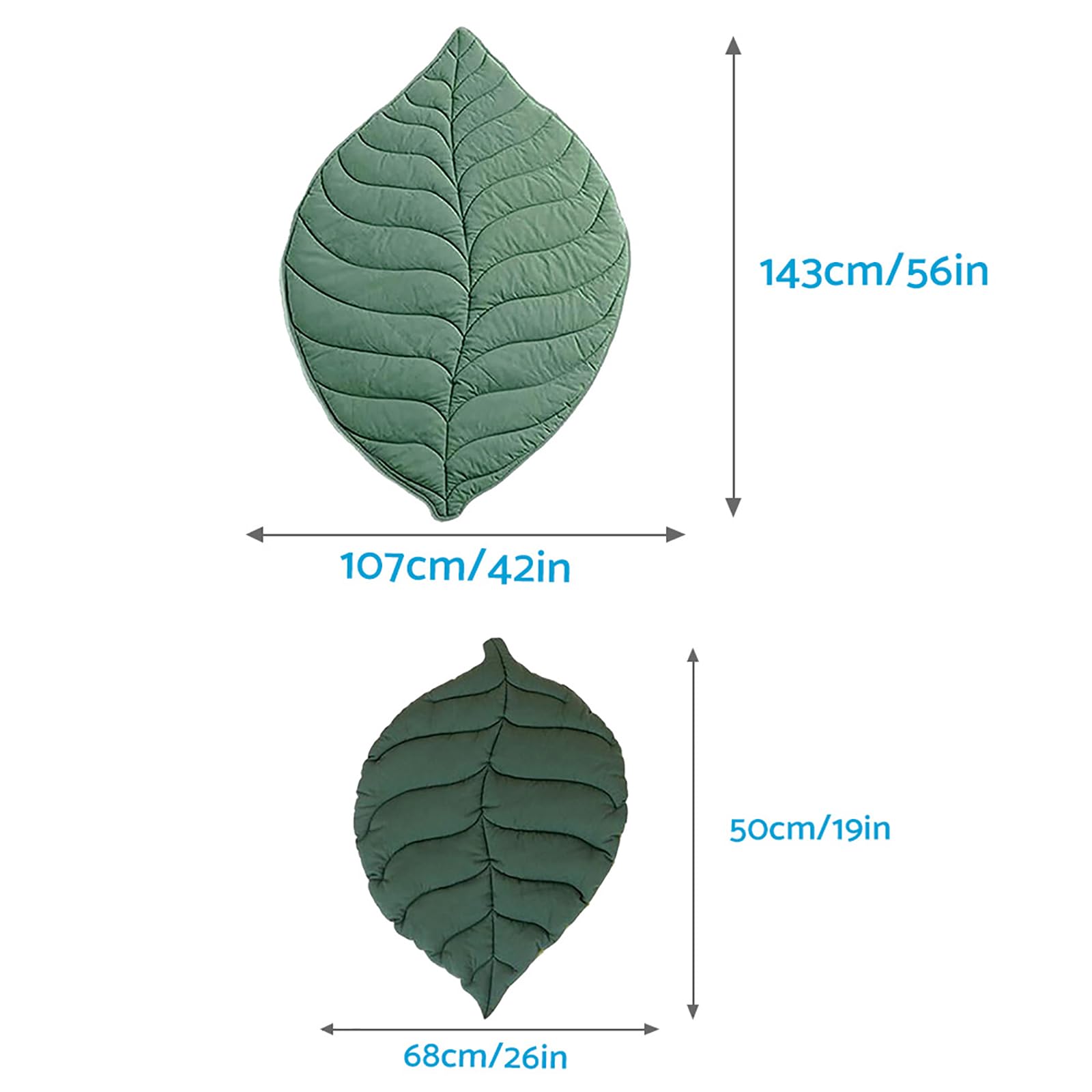 ALINREDBX Decorative 3D Multicolor Leaves Shaped Pet Blanket Cushion Household Dog Cat Blanket Warm
