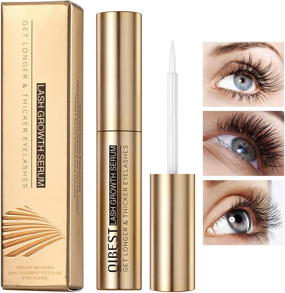 Eyelash Growth Serum - Premium Lash Serum for Eyelash Growth/Eyelash Enhancing Serum Boost Lash Growth Serum, Advanced Formula for Longer, Fuller and Thicker Luscious Lashes