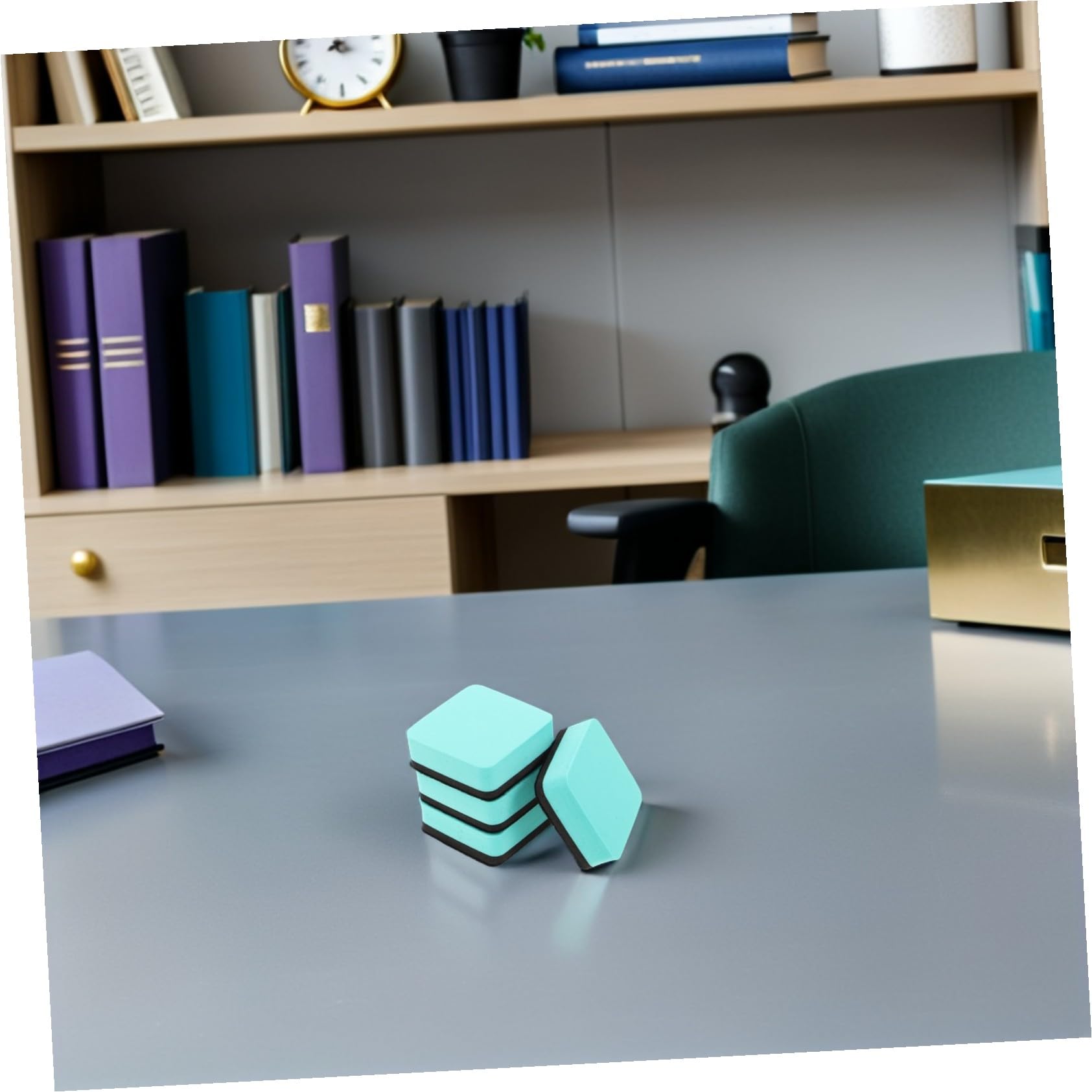 60piezas Borrador Magnético para Pizarra de Secado Miniborradores de Limpieza de Pizarra de Borradores Magnéticos de Borrado Seco Aula el Hogar Oficina