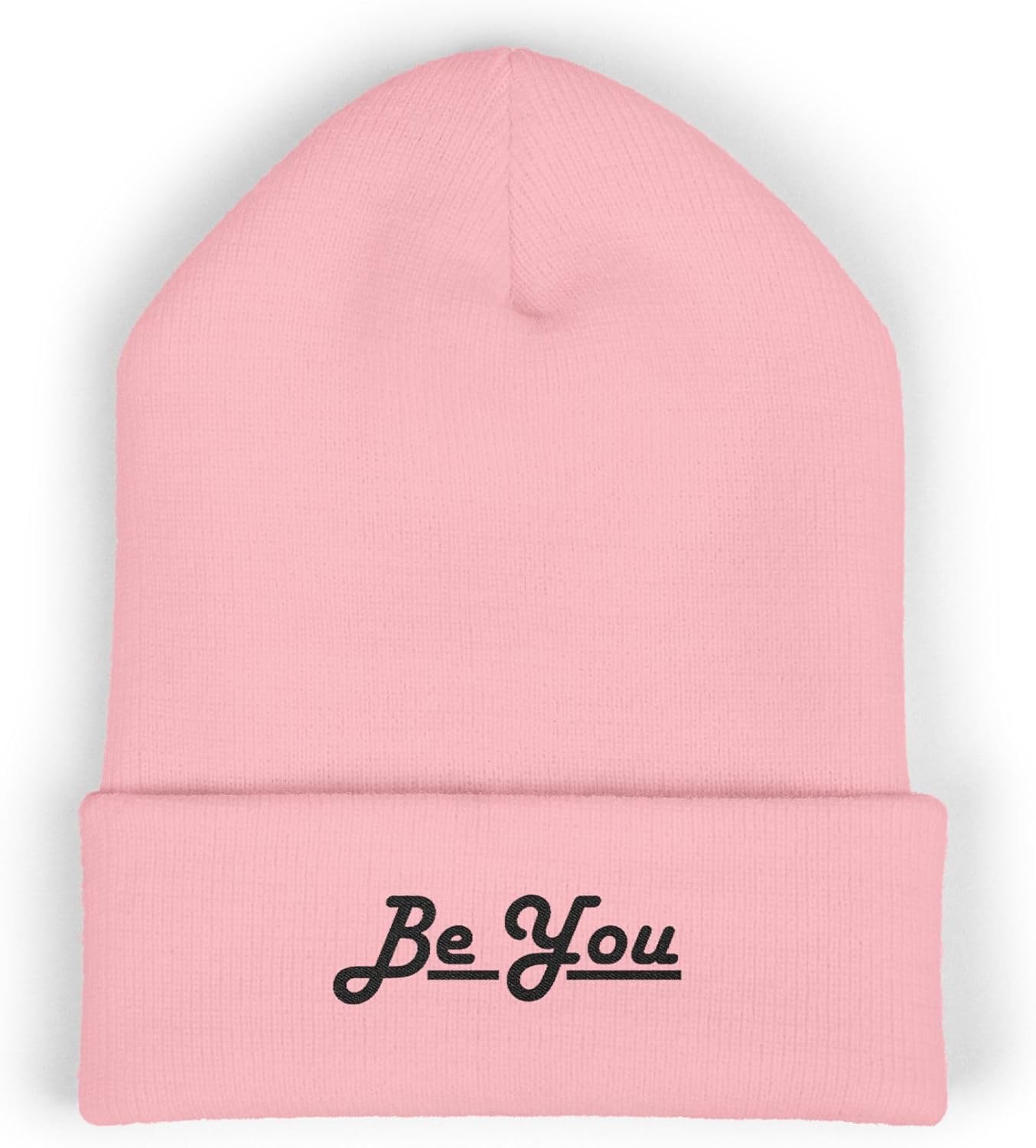 Premium Classic Cuffed Beanie Hat Gift with Be You Embroidery Message